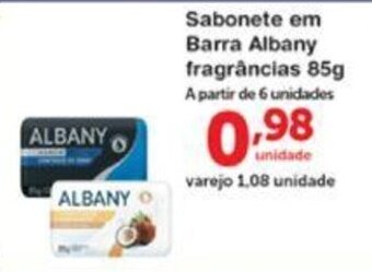 Roldão Sabonete em Barra Albamy 85g oferta