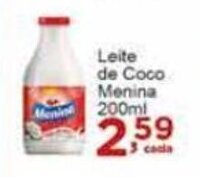 Rossi Supermercado Leite de Coco Menina 200ml oferta