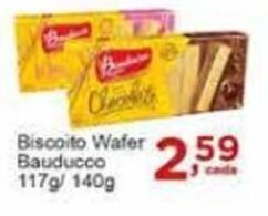 Rossi Supermercado Biscoito wafer Bauducco 117g/140g oferta