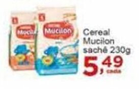 Rossi Supermercado Cereal Mucilon sache 230g oferta