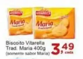 Rossi Supermercado Biscoito Vitarella Trad. Maria 400g oferta