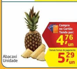 Tenda Atacado Abacaxi unidade oferta