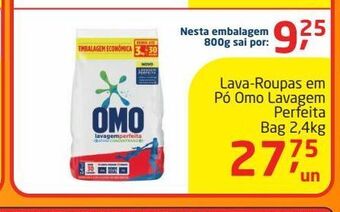 Tenda Atacado Lava-roupas em pó omo lavagem perfeita bag 2,4kg oferta