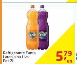 Tenda Atacado Refrigerante fanta laranja ou uva pet 2l oferta