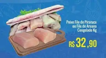 Mart Minas Peixe file de pirarucu ou file de aruana kg oferta