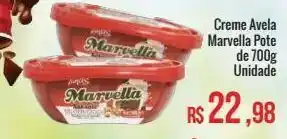 Mart Minas Creme avela marvella pote de 700g oferta