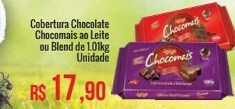 Mart Minas Cobertura chocolate chocomais ao leite ou blend de 1.01kg oferta