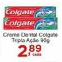 Rossi Supermercado Creme Dental Colgate Tripla Acao 90g oferta