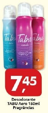 Desodorante Tabu Aero 150ml fragrancias