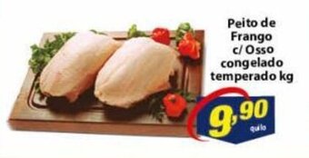Vencedor Atacadista Peito de Frango c/ Osso Congelado temperado 1kg oferta