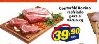 Vencedor Atacadista Contrafile Bovino resfriado peca a vacuo 1kg oferta