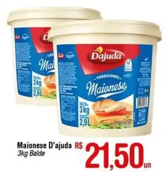 Fort Atacadista Maionese D'ajuda 3kg Balde oferta