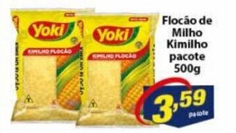 Vencedor Atacadista Flocao de Milho Kimilho Yoki pacote 500g oferta