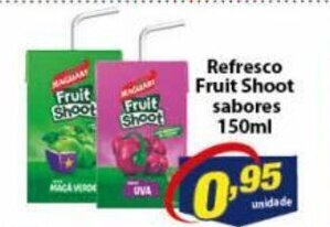 Vencedor Atacadista Refresco Fruit Shoot sabores 150ml oferta