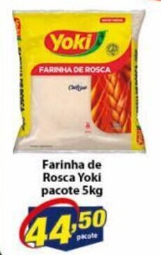 Vencedor Atacadista Farinha de Rosca Yoki pacote 5kg oferta