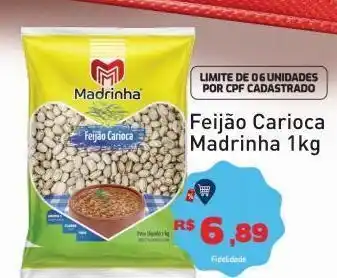 Tonin Superatacado Feijão carioca madrinha x 1 kg oferta