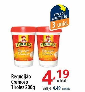 Akki Atacadista Requeijao Cremoso Tirolez 200g oferta