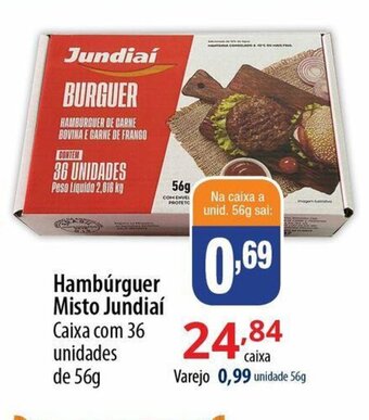 Akki Atacadista Hamburguer Misto Jundiai 56g oferta