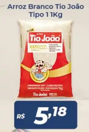 Atakarejo Arroz Branco Tio Joao tipo 1 1kg oferta