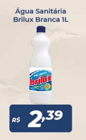 Agua Sanitaria Brilux Branca 1L
