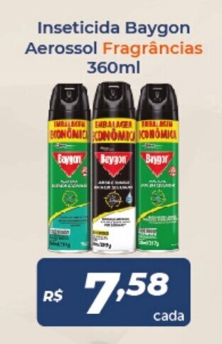 Atakarejo Inseticida Baygon Aerosol Fragrancias 360ml oferta