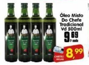 Higa's Supermercado Oleo Misto do Chefe tradicional Vd 500ml oferta