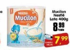 Higa's Supermercado Mucilon Nestle lata 400g oferta