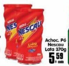 Higa's Supermercado Achoc. po Nescau lata 370g oferta