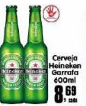 Higa's Supermercado Cerveja Heineken Garrafa 600ml oferta