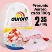 Higa's Supermercado Presunto Aurora Cada 100g oferta