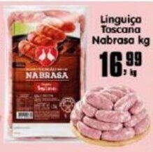 Higa's Supermercado Linguica Toscana Na Brasa 1kg oferta