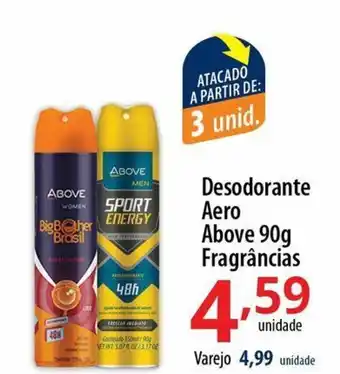 Desodorante Aero Above 90g Fragrancias