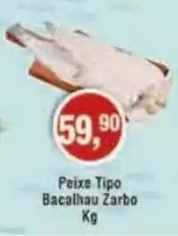Royal Supermercados Peixe tipo Bacalhau Zarbo 1kg oferta