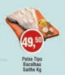 Royal Supermercados Peixe tipo Bacalhau Saithe 1kg oferta