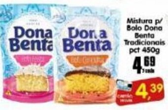 Higa's Supermercado Mistura p/ Bolo Dona Benta tradicionais pct 450g oferta