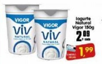 Higa's Supermercado Iogurte Natural Vigor 150g oferta