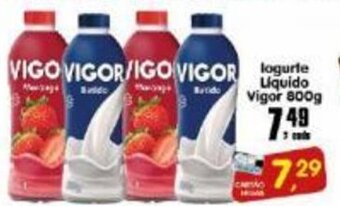 Higa's Supermercado Iogurte Liquido Vigor 800g oferta
