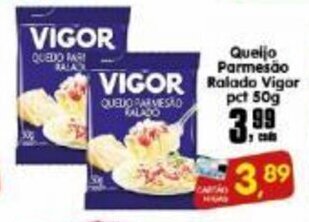 Higa's Supermercado Queijo Parmesao Ralado Vigor 50g oferta