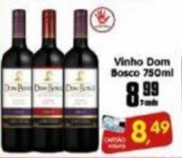 Higa's Supermercado Vinho Dom Bosco 750ml oferta