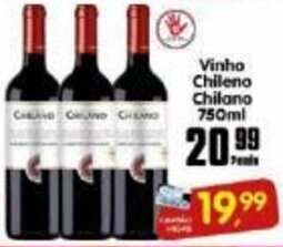 Higa's Supermercado Vinho Chileno Chilano 750ml oferta