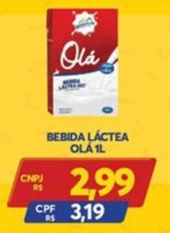 Atacadão Centro Sul Bebida Lactea Ola 1L oferta
