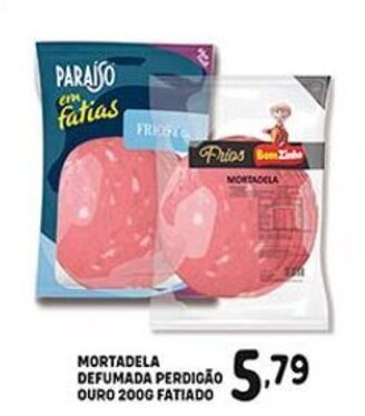 Bom Dia Mortadela Defumada Perdigao Ouro 200g fatiado oferta
