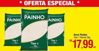 Fort Atacadista Arroz Painho tipo 1 5kg oferta