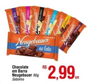 Fort Atacadista Chocolate em Barra Neugebauer 90g oferta