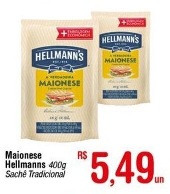 Fort Atacadista Maionese Hellmann's 400g oferta