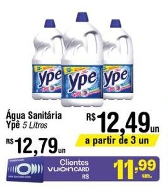 Fort Atacadista Agua Sanitaria Ype 5L oferta