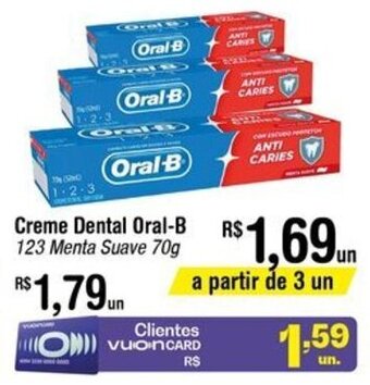 Fort Atacadista Creme Dental Oral B oferta