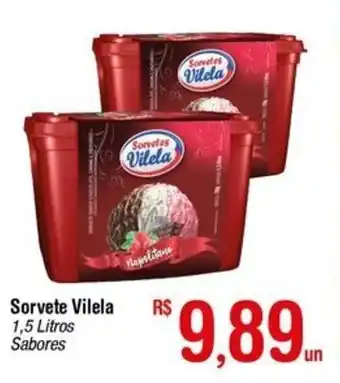 Fort Atacadista Sorvete Vilela 1.5L oferta