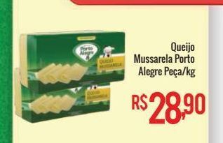 Mart Minas Queijo mussarela porto alegre peça/kg oferta