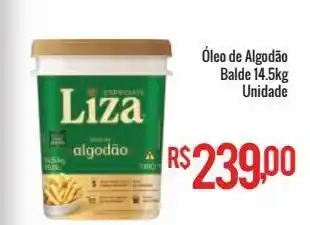 Óleo de algodão balde 14.5kg unidade